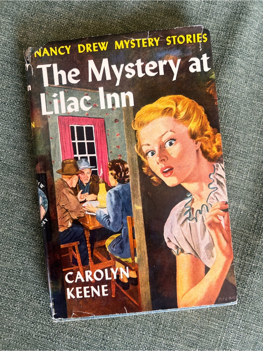 Vintage Nancy Drew Lilac Inn Tweed Cover HC w/ Dust Jacket